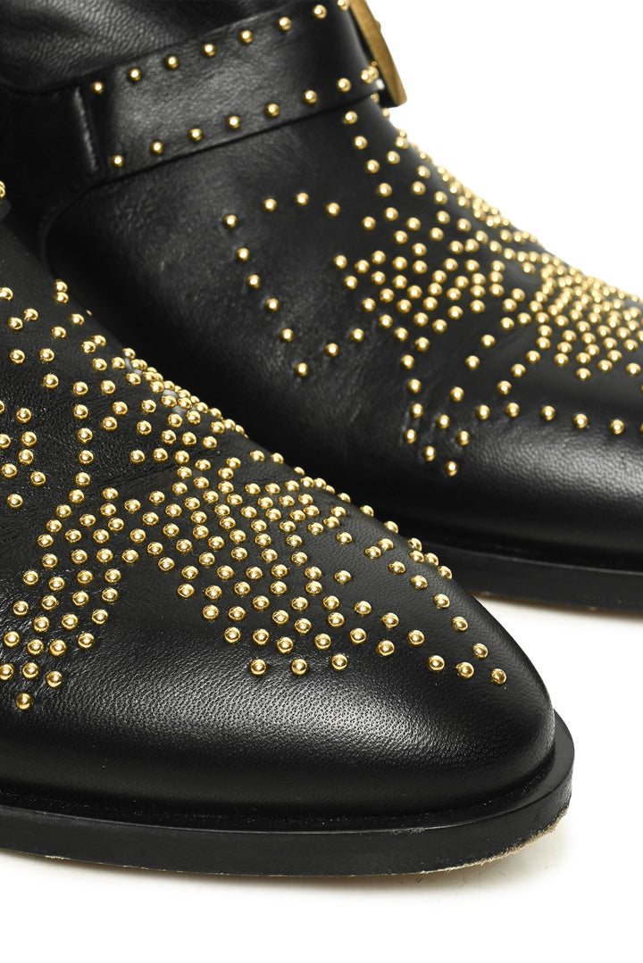 Chloe Size 39 Studded Susanna Ankle Boots