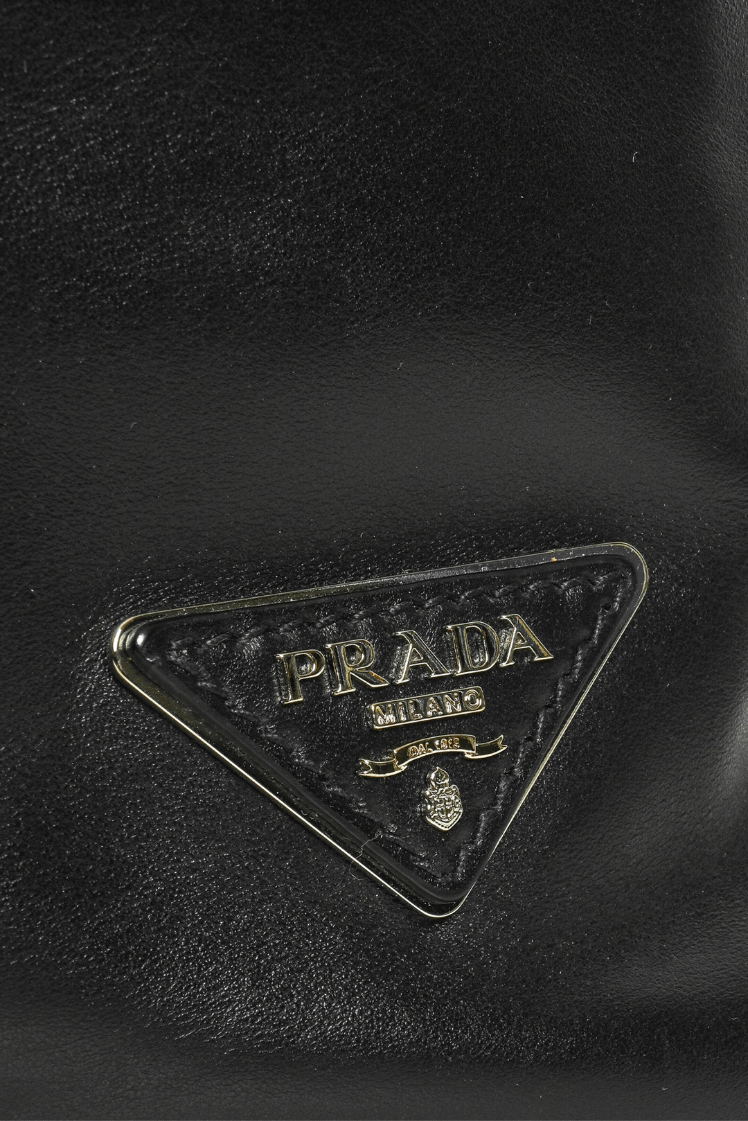 Prada Soft Leather Side Zip Tote