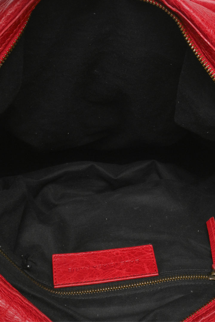 Balenciaga Agneau Leather Motocross Classic Kraft Tote
