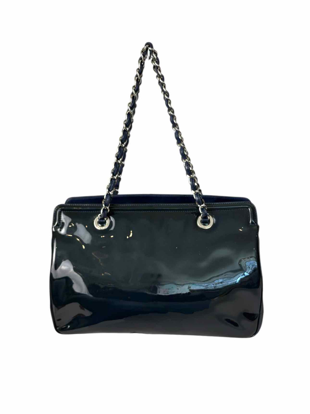 Chanel Patent Leather Logo Lipstick Purse