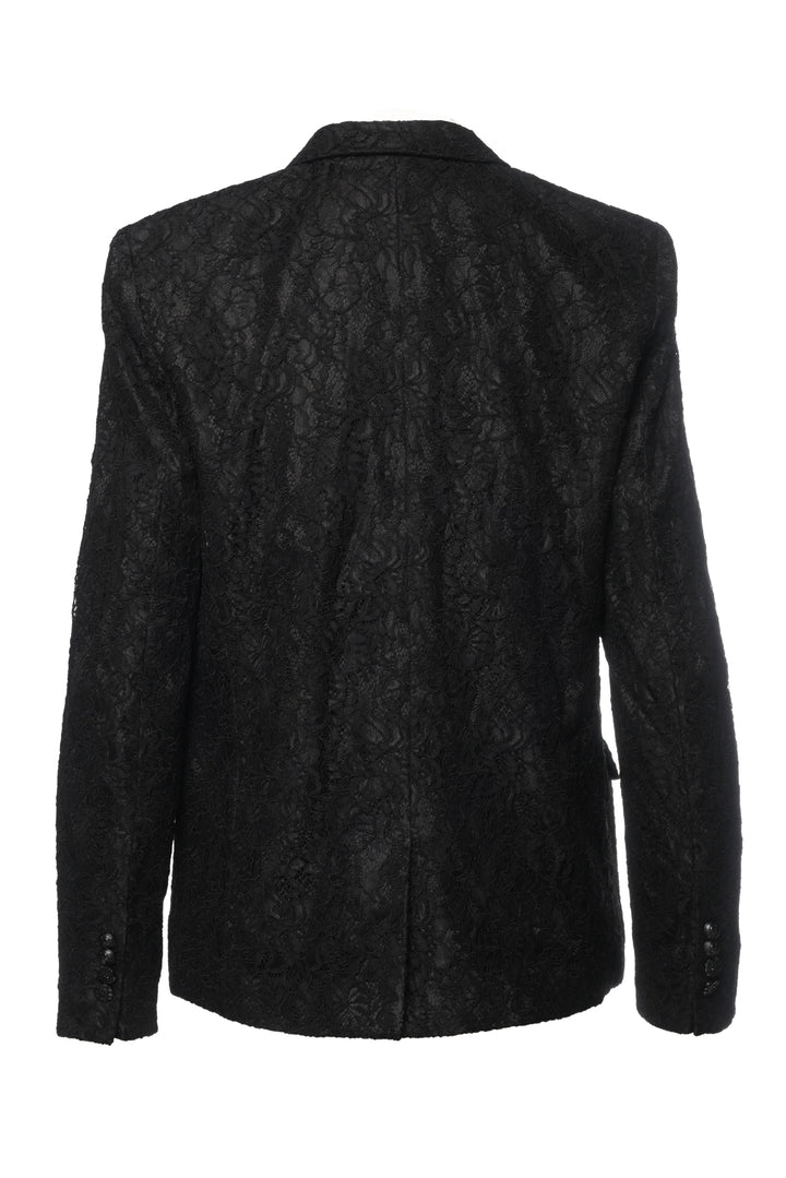 The Kooples Size M Lace Single Breasted Blazer