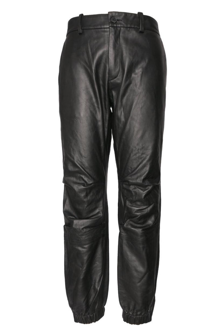 Nili Lotan Size 4 Leather Jogger Pants