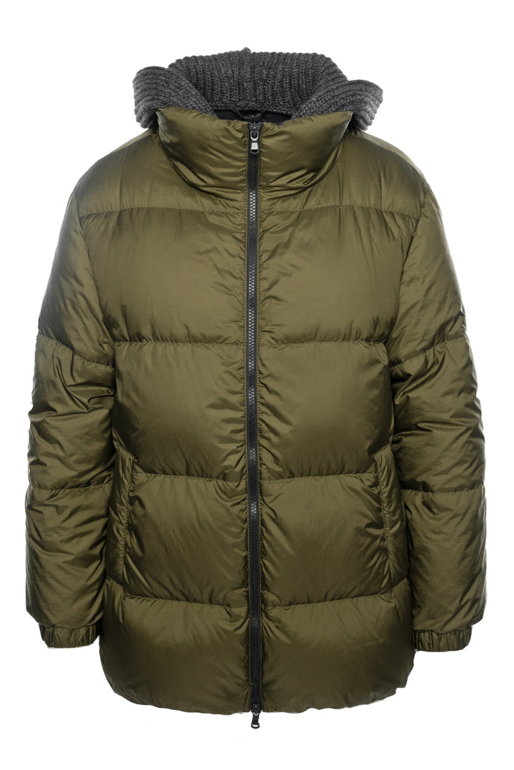 Brunello Cucinelli Size 36 Quilted 2-in-1 Down Jacket