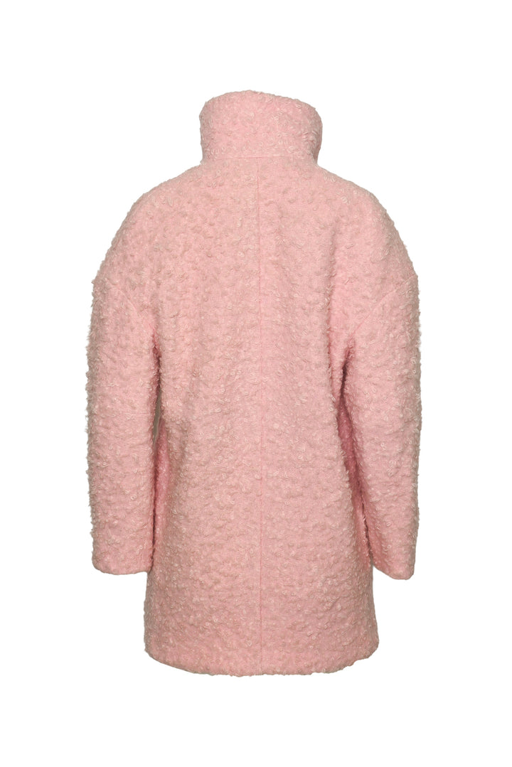 Just Cavalli Size 38 Boucle Wool-Blend Coat