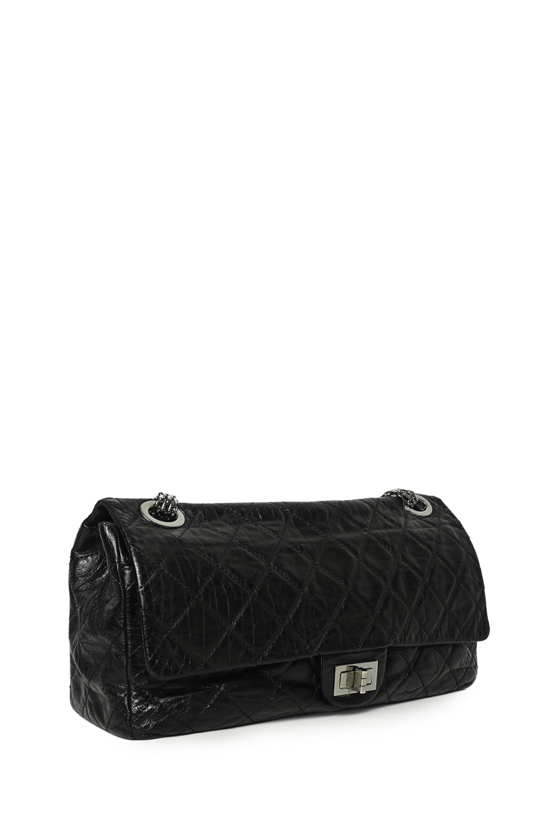 Chanel 2008-2009 Quilted Aged Calfskin 2.55 Reissue Flap Shoulder Bag