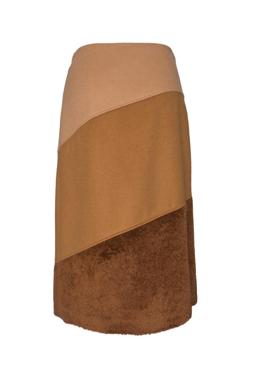 Etro Size 40 Wool-Blend Midi Skirt