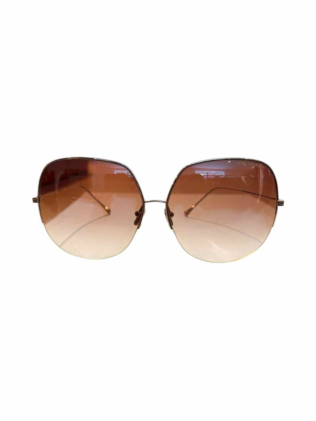 Dita Gold Square Frame Sunbeam Eyewear