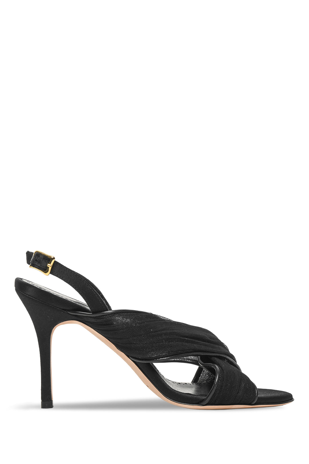 Manolo Blahnik Size 37 Drapia Tulle Sandals