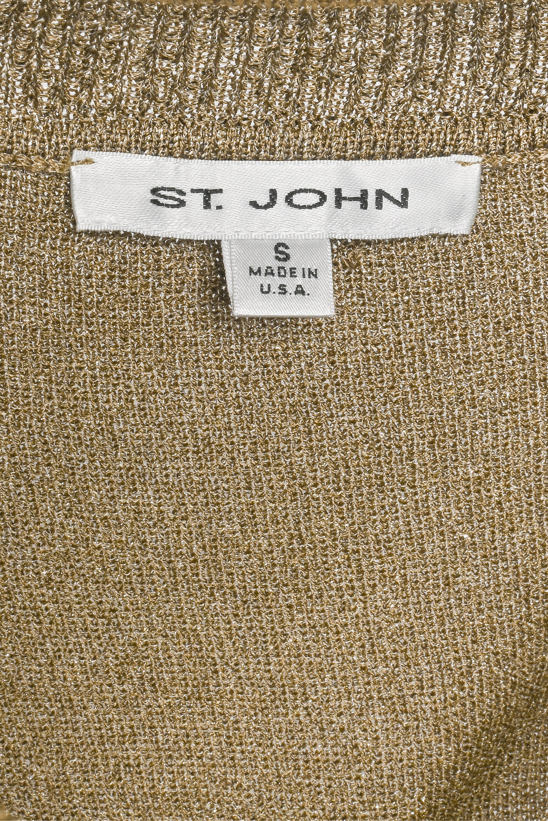 St. John Size S V-Neck Embellished Wide Sleeve Tops