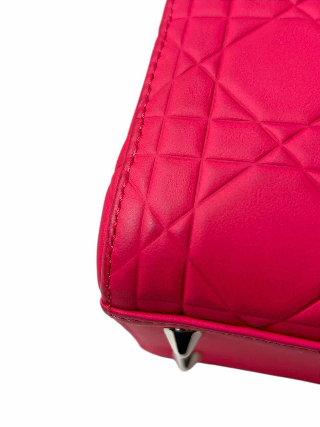 Dior 2013 Ultra Matte Calfskin Cannage Medium Lady Dior Tote