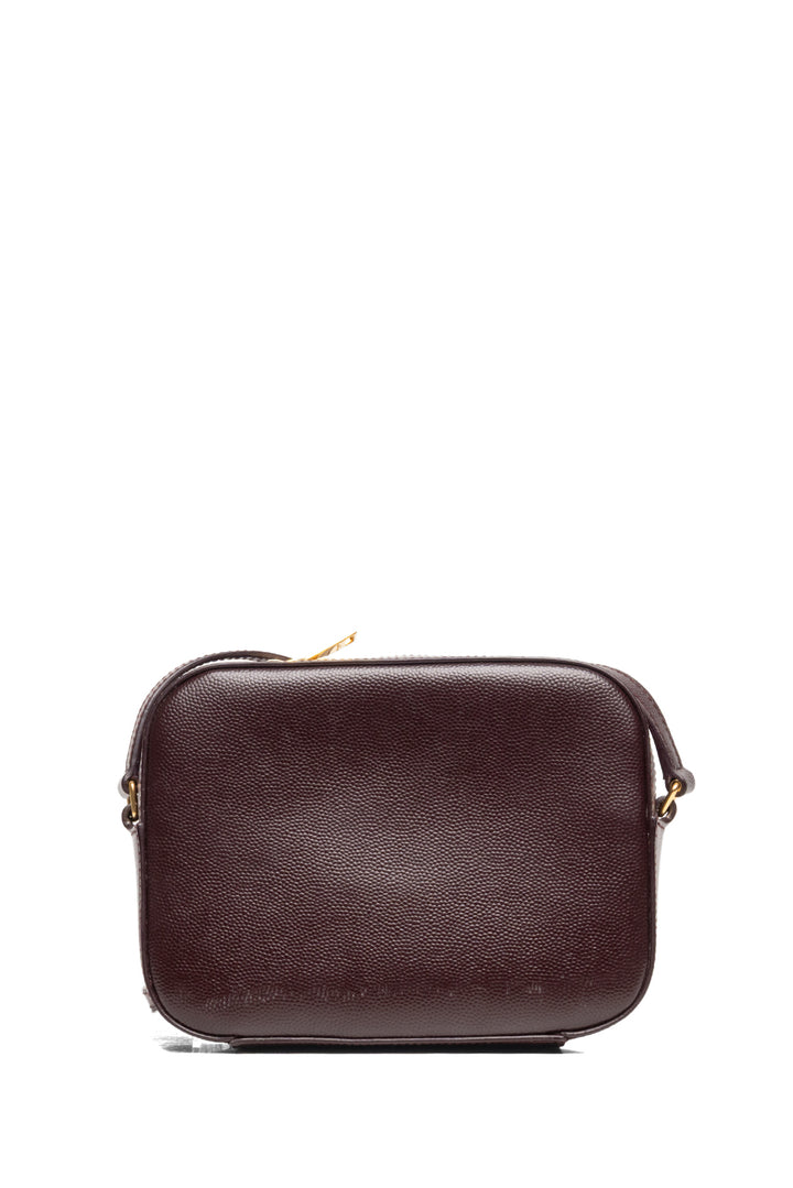Saint Laurent 2015 Grain Leather Small Classic Monogram Camera Bag