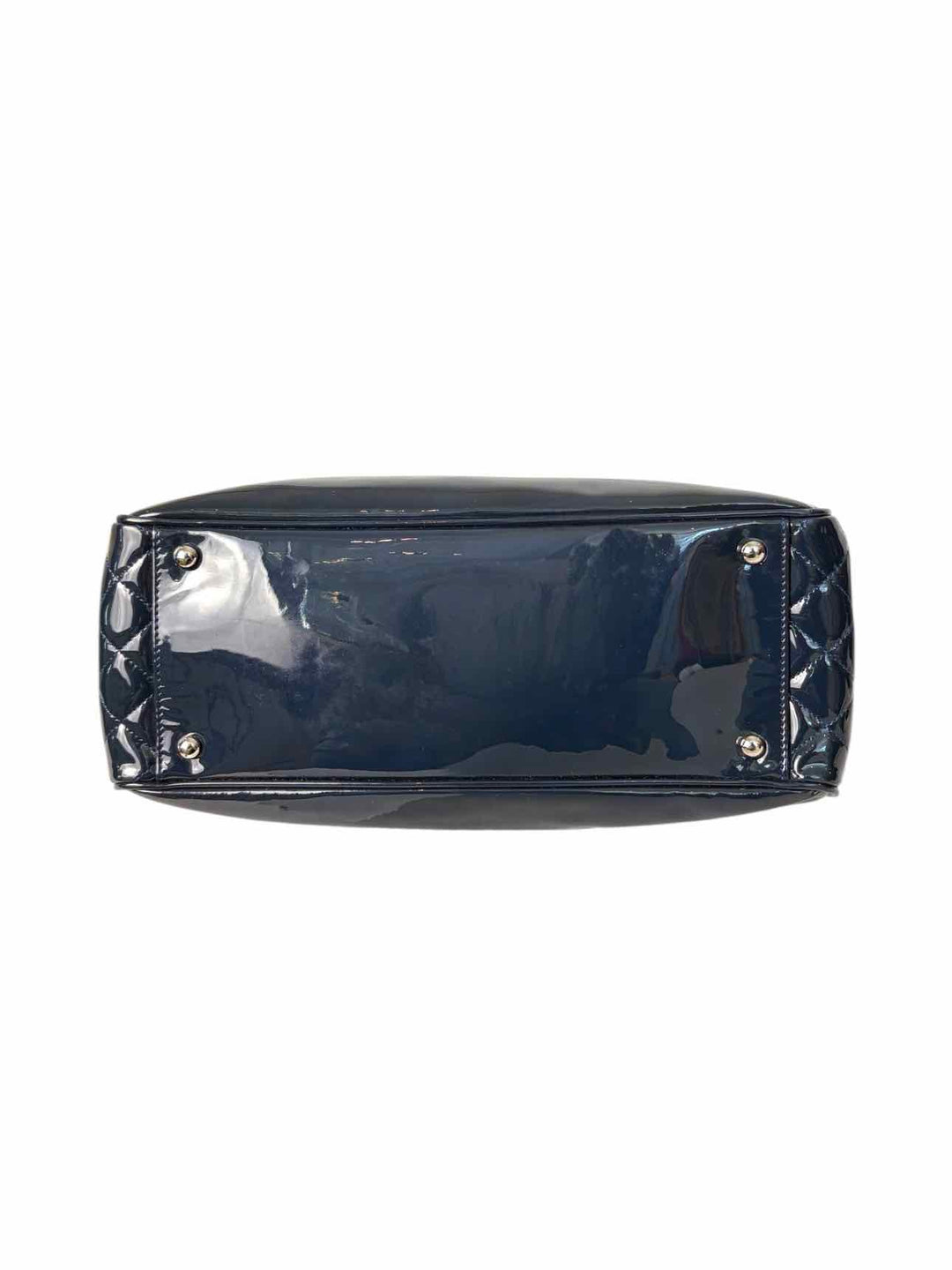 Chanel Patent Leather Logo Lipstick Purse