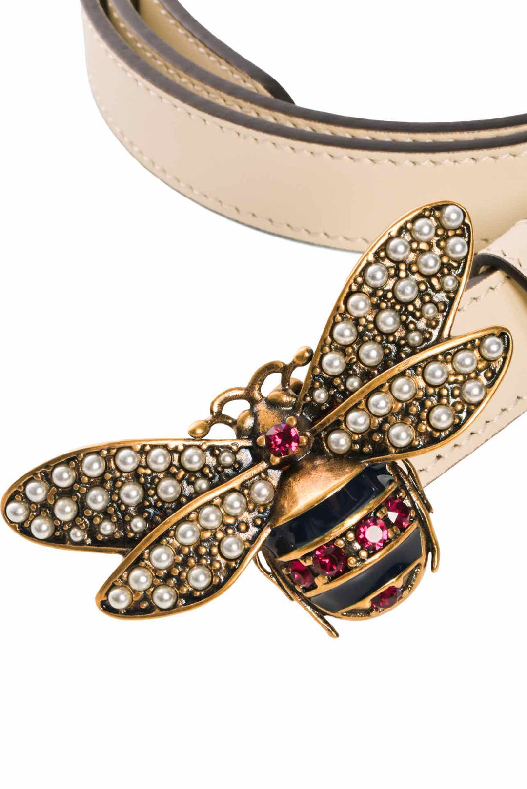 Gucci Size 34 Queen Margaret Bee Accent Belt