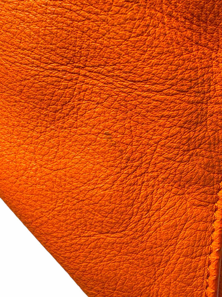 Balenciaga Large Orange Leather Tote Purse