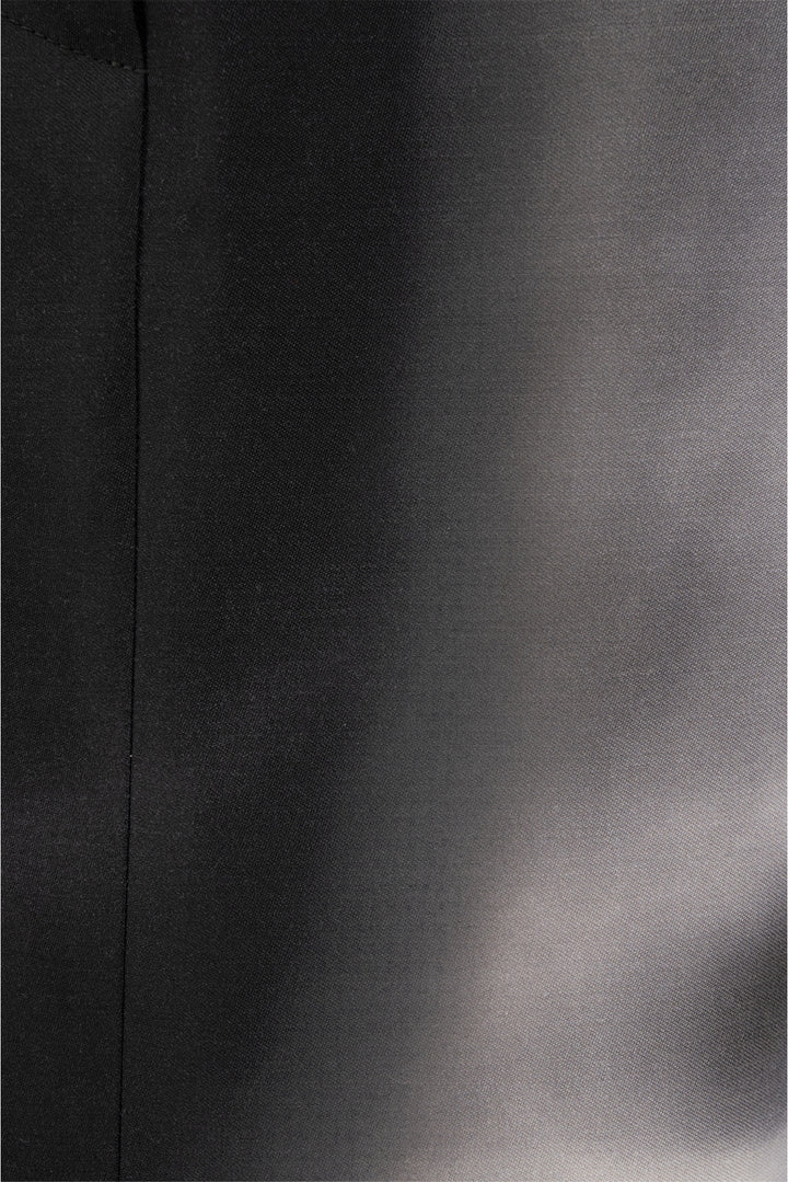 Dior Size 4 Eiffel Tower Wool Midi Skirt