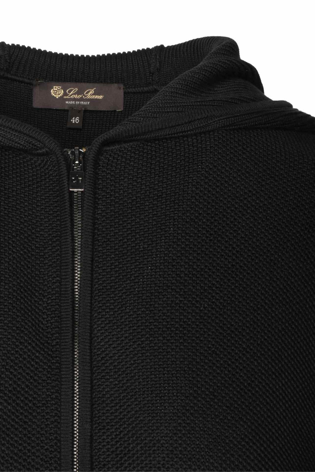 Loro Piana Size 46 Men's Short Sleeve Hooded Zip-Up Cardigan