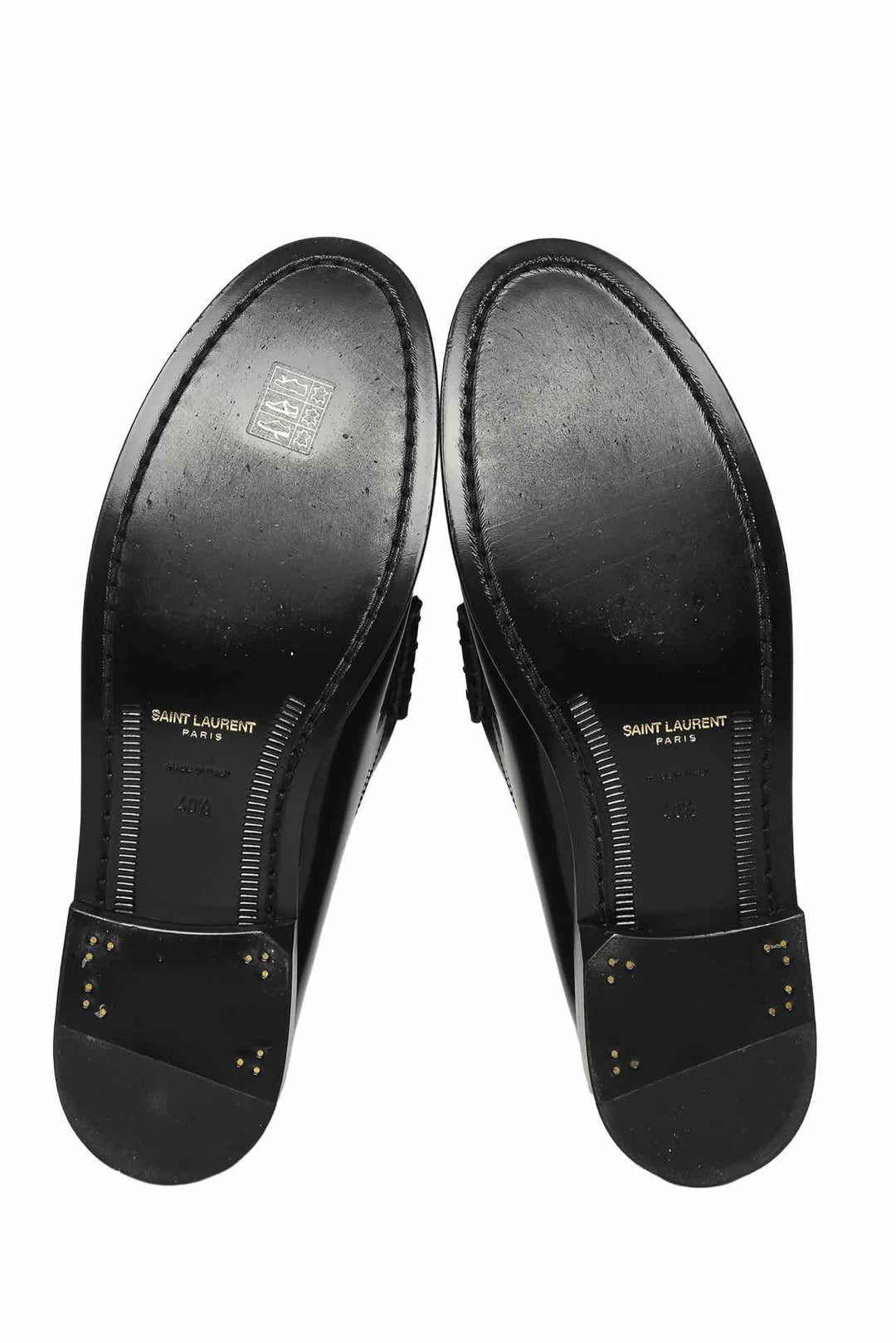 Saint Laurent Size 40.5 Patent Le Loafers