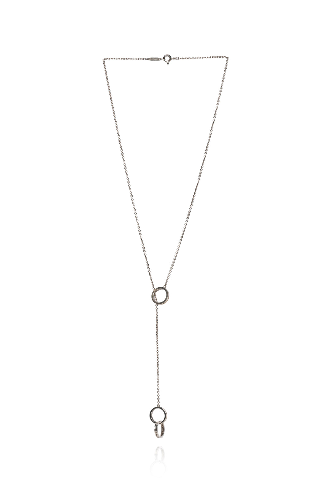 Tiffany & Co 1837 Interlocking Circles Lariat Necklace