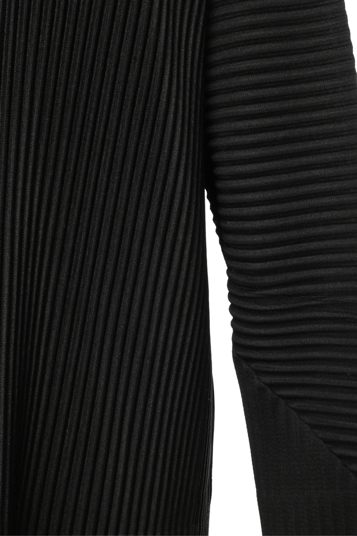 Issey Miyake Size M Men's Mock Neck Long Sleeve Pleated Top