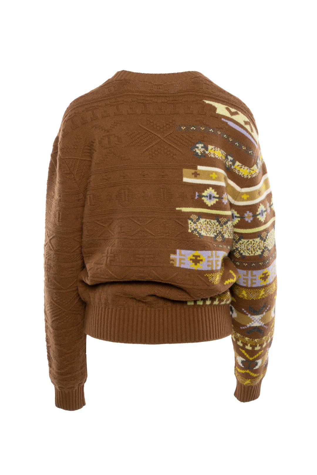 Hermes Size S 'Couleurs En Cours' Wool & Cashmere Blend Sweater