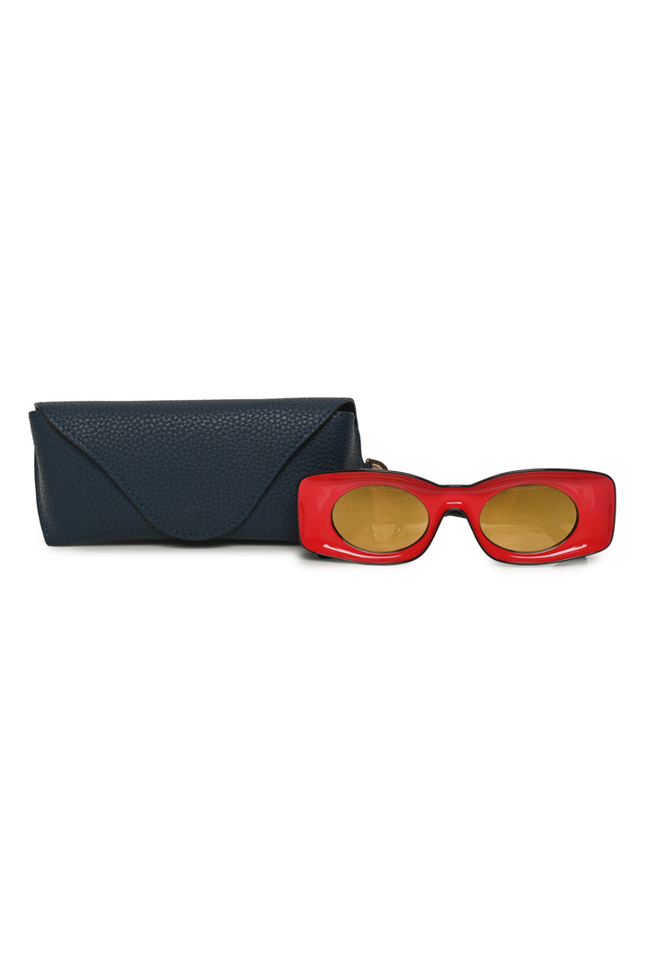 Loewe x Paula's Ibiza Rectangular Frame Sunglasses