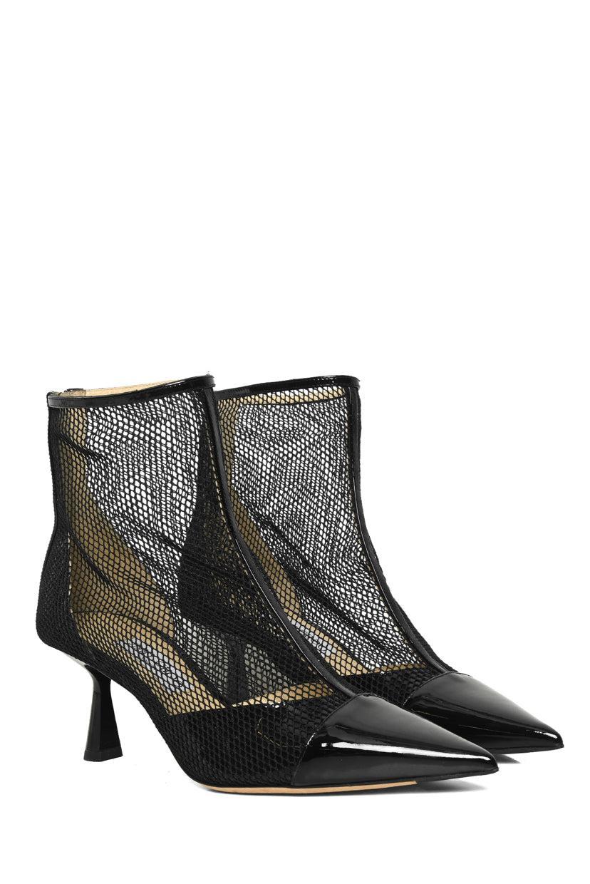Jimmy Choo Size 41 Mesh Heeled Booties