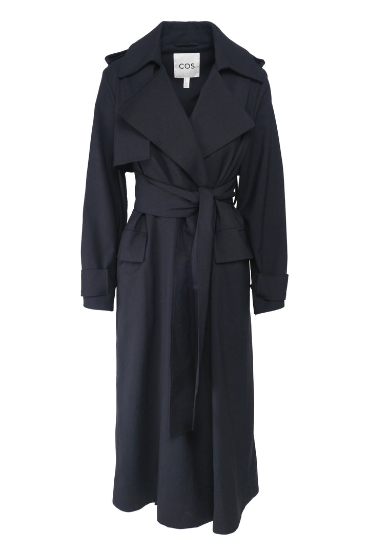 Cos Size 4 Double Breasted Trench Coat