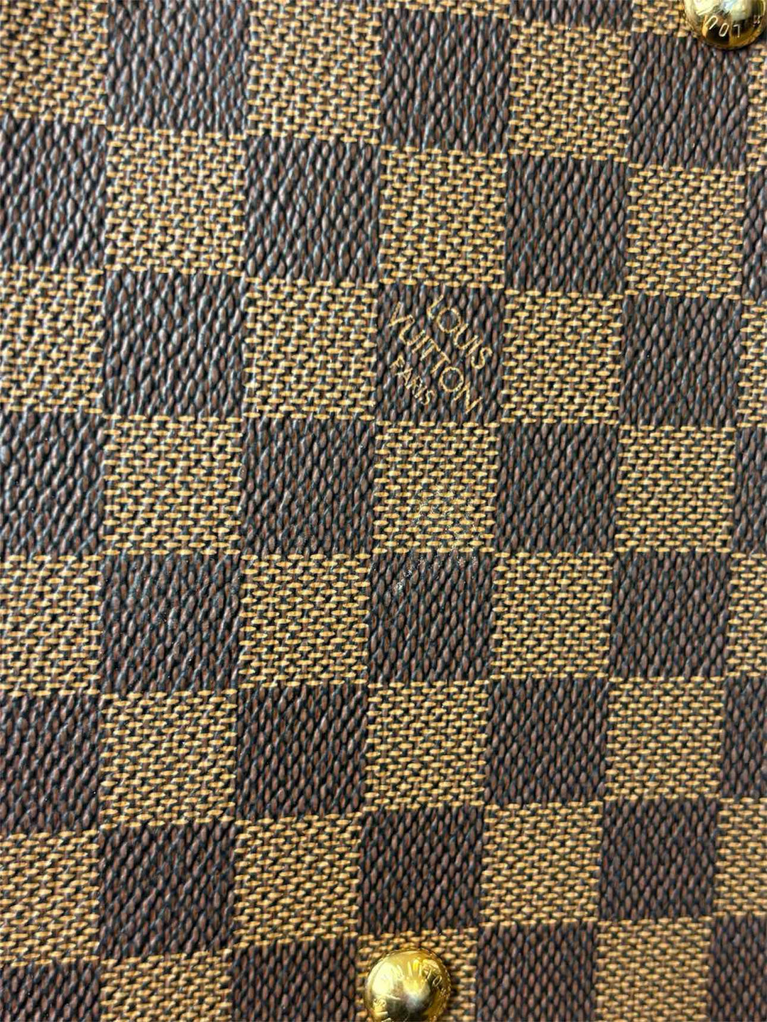 Louis Vuitton Cuir Taurillon Damier Ebene Normandy Magnolia Purse