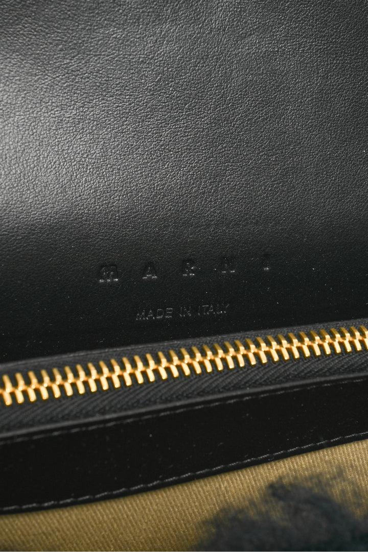 Marni Trunk Mini Shearling Crossbody