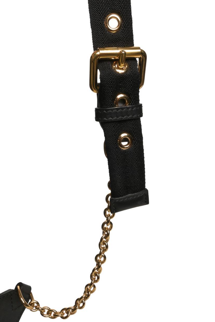 Burberry Rucksack Nylon Leather-Trimmed BackPack