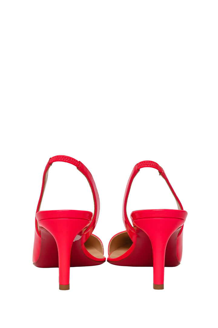 Christian Louboutin Size 39 Clare Slingback Patent Pumps