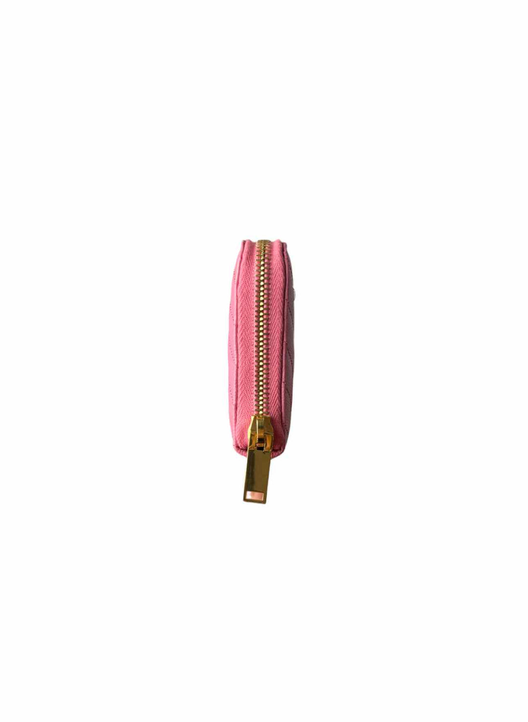 Saint Laurent Cassandre Matelasse Zip-Around Leather Wallet