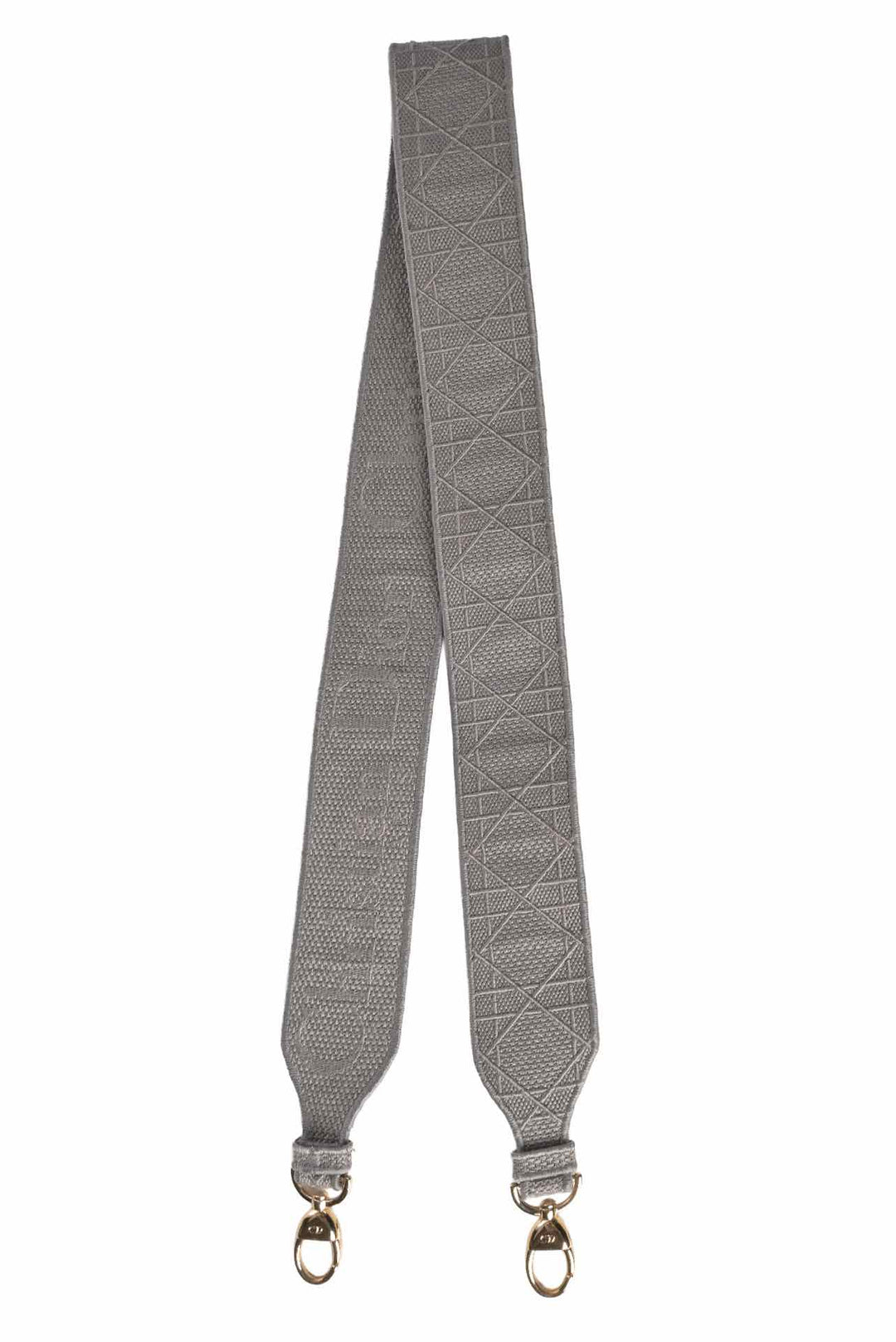 Dior Cannage Embroidered Canvas Shoulder Strap