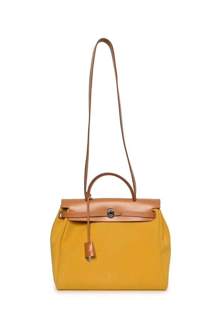 Hermes 2024 Toile Herbag Zip 31 Purse
