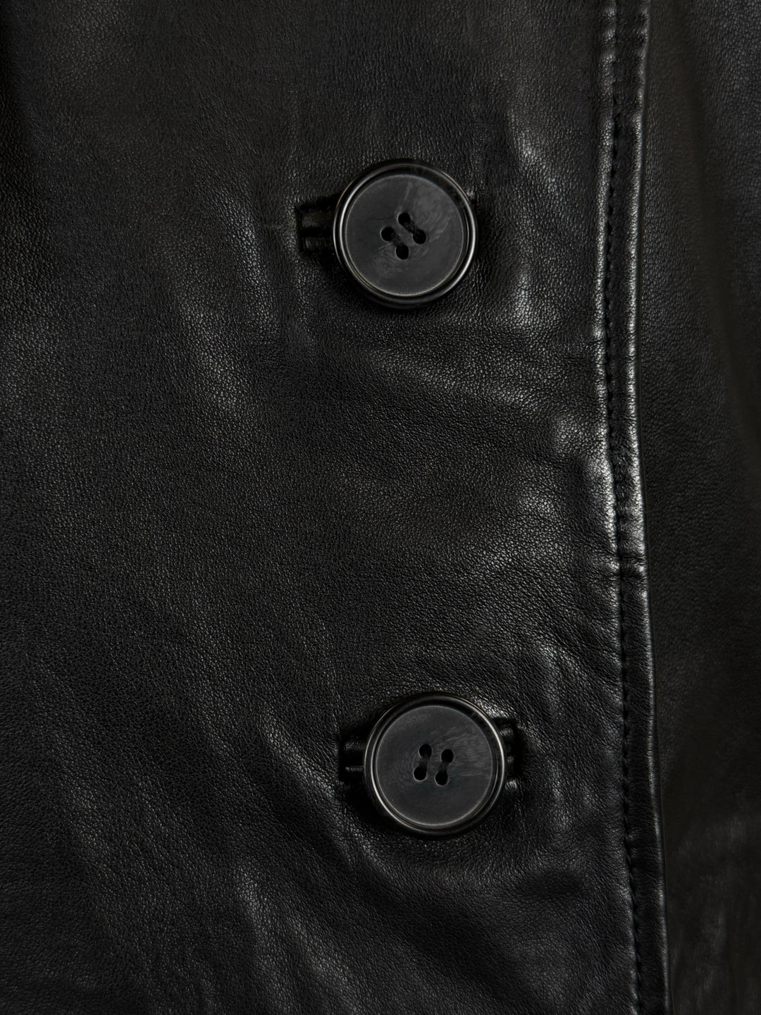 All Saints Size S Hendry Crop Leather Trench Coat