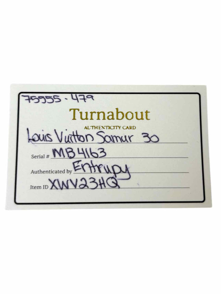 Louis Vuitton Saumur 30 Monogram Purse