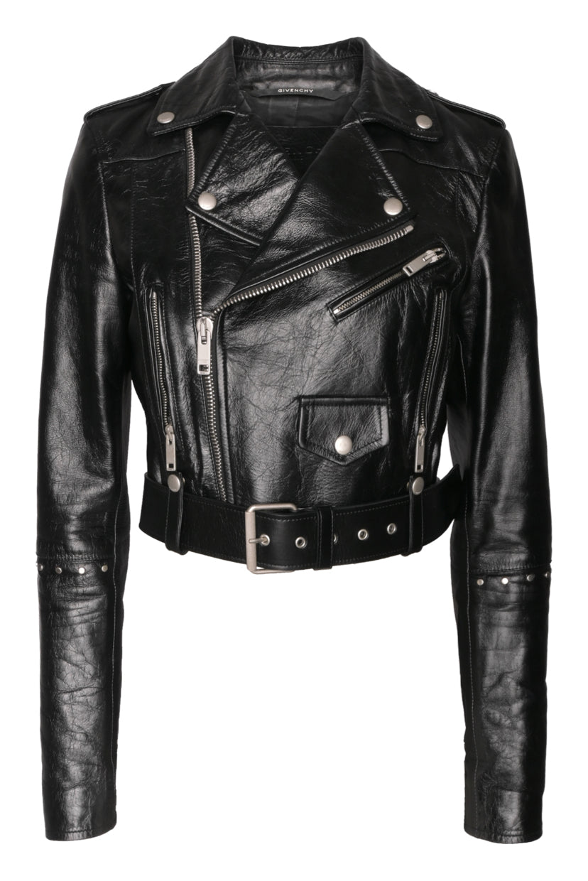 Givenchy Size 38 Studded Biker Jacket