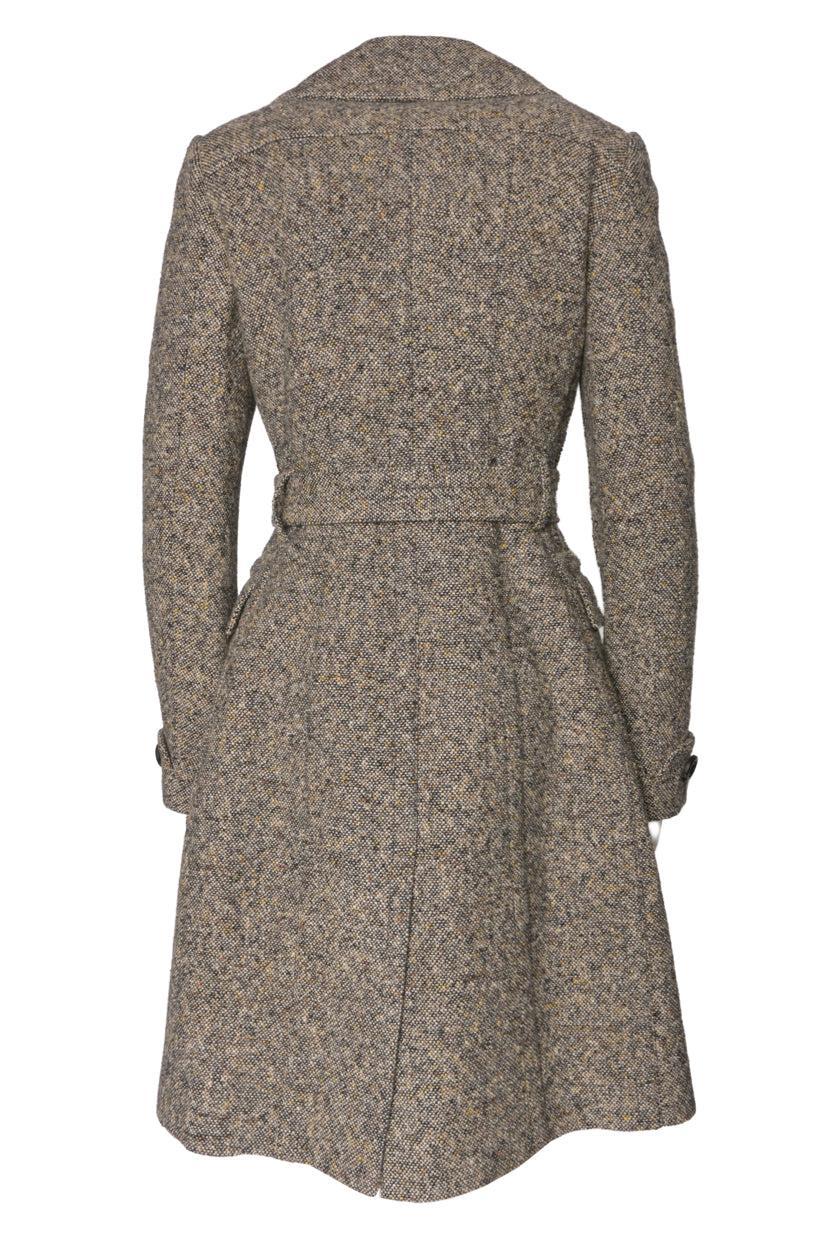 Burberry Prorsum Size 42 Double Breasted Wool-Blend Coat