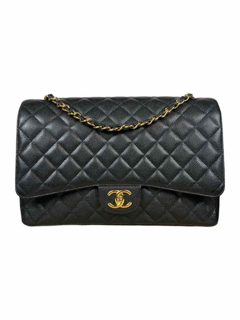 Chanel 2011 Caviar Maxi Classic Double Flap