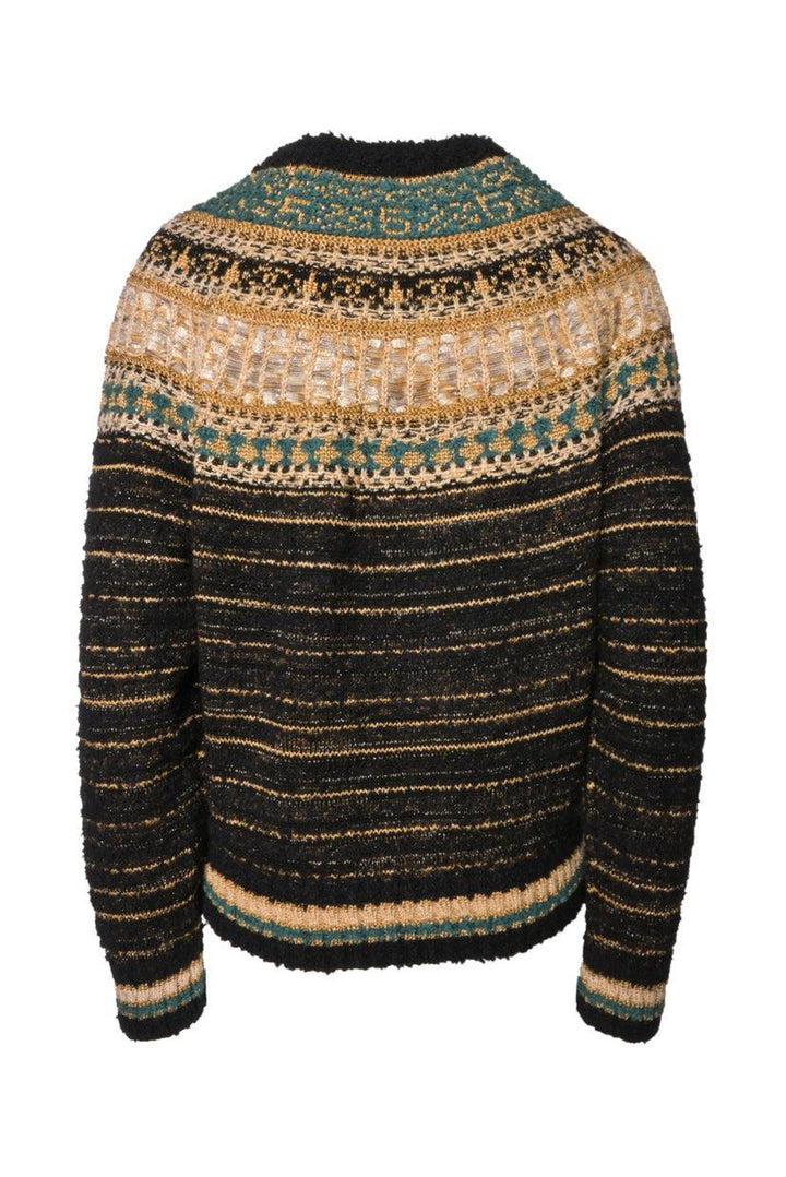 Chanel Size 38 Glitter Knit Silk-Blend Sweater