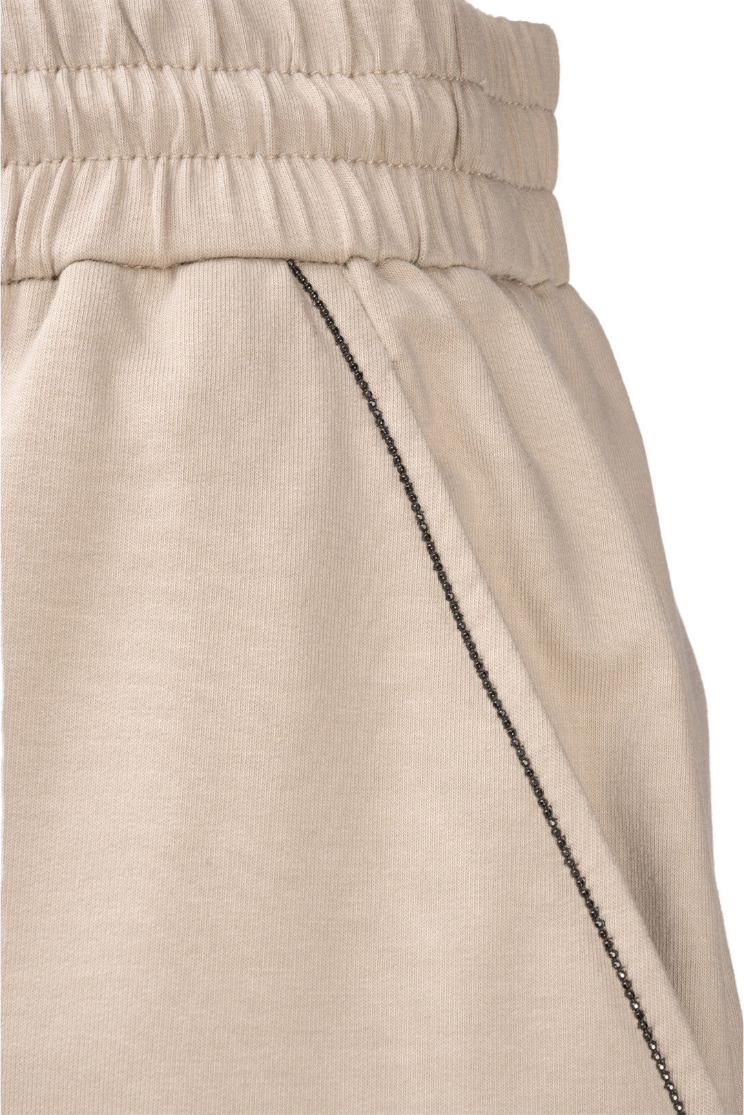 Brunello Cucinelli Size XS Drawstring Cotton Monili Trim Sweatpants