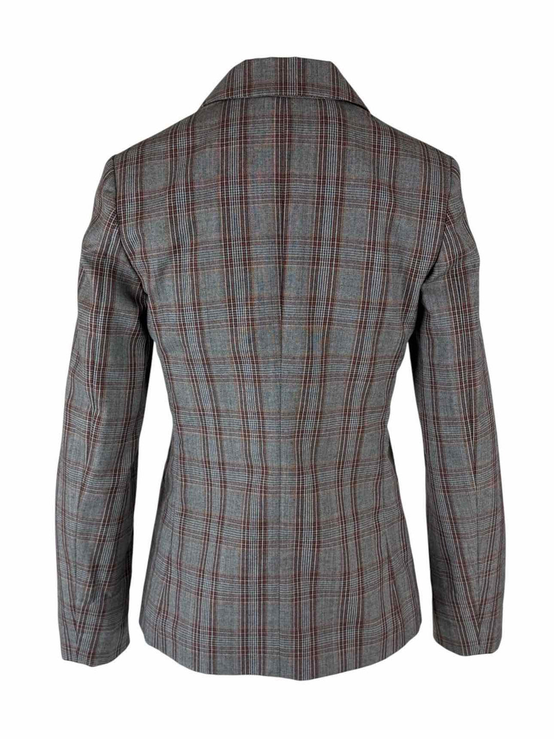 Brunello Cucinelli Size 38 Single Breasted Plaid Blazer