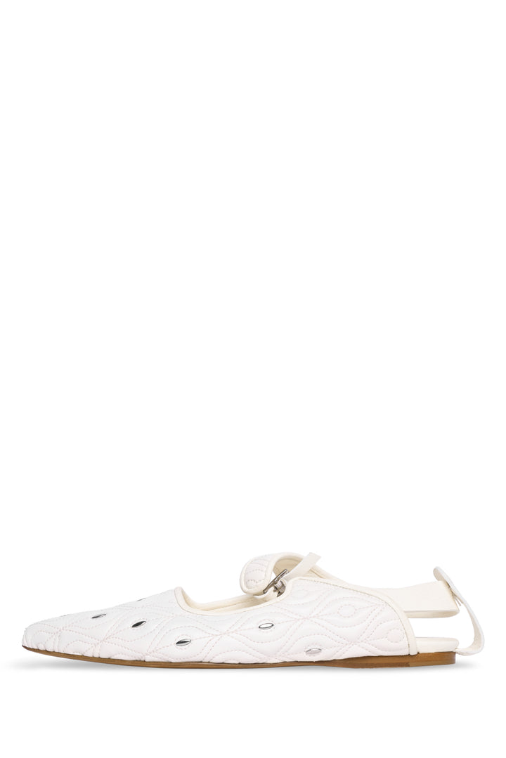 Tibi Size 37.5 Rudolph Studded Flats