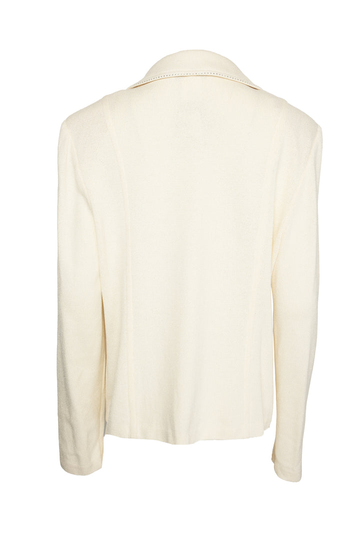 St John Collection Size 16 Rhinestone-Embellished Knit Blazer