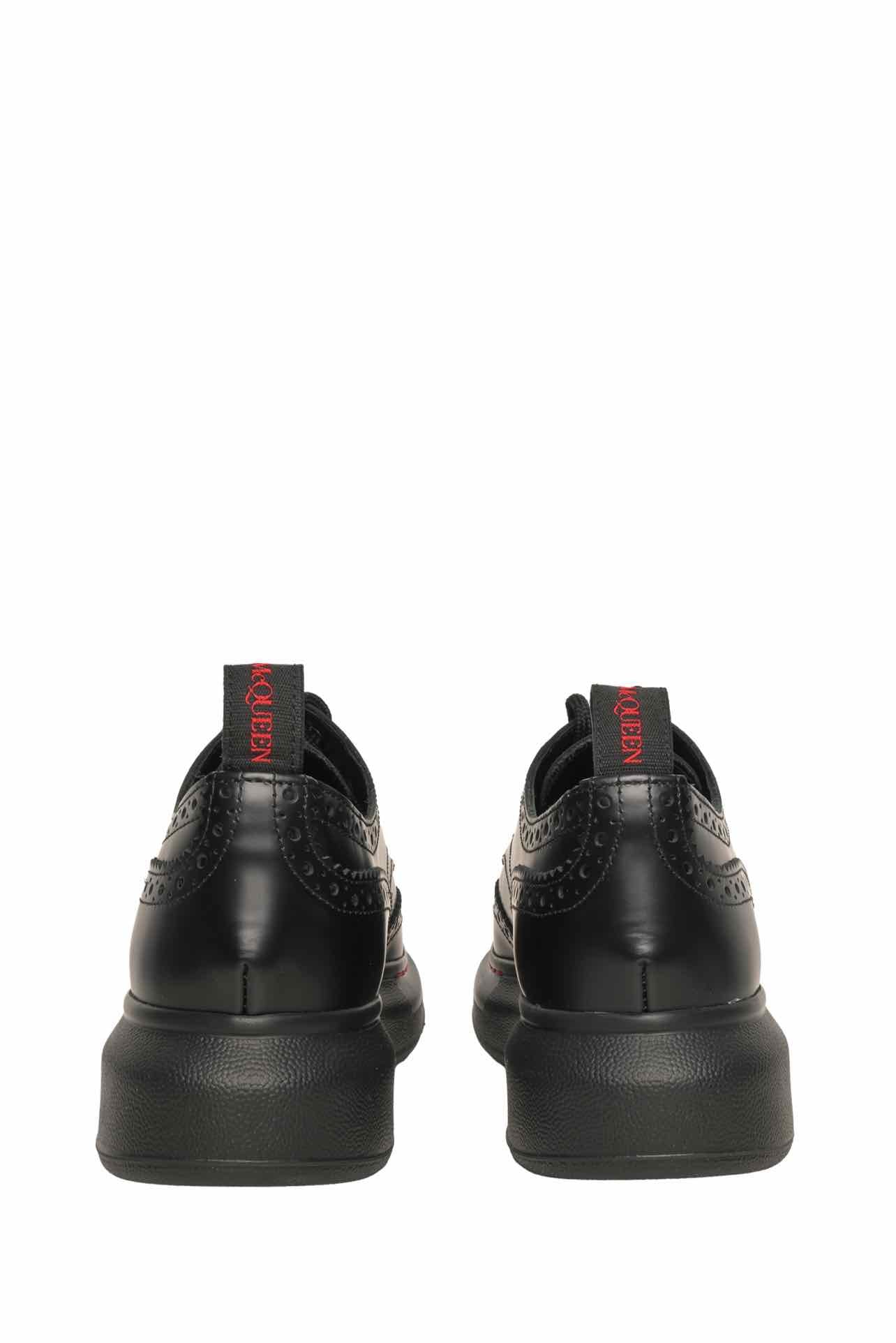 Alexander Mcqueen Size 37 Hybrid Lace Up Brogue Oversized Low Top