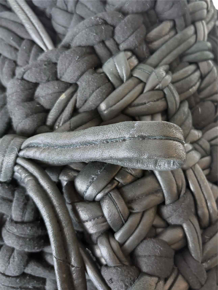 Monarc 1 Size OS Woven Knit Vest w/Leather Vest