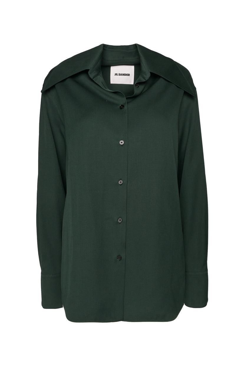 Jil Sander Size 34 Oversized Collar Blouse