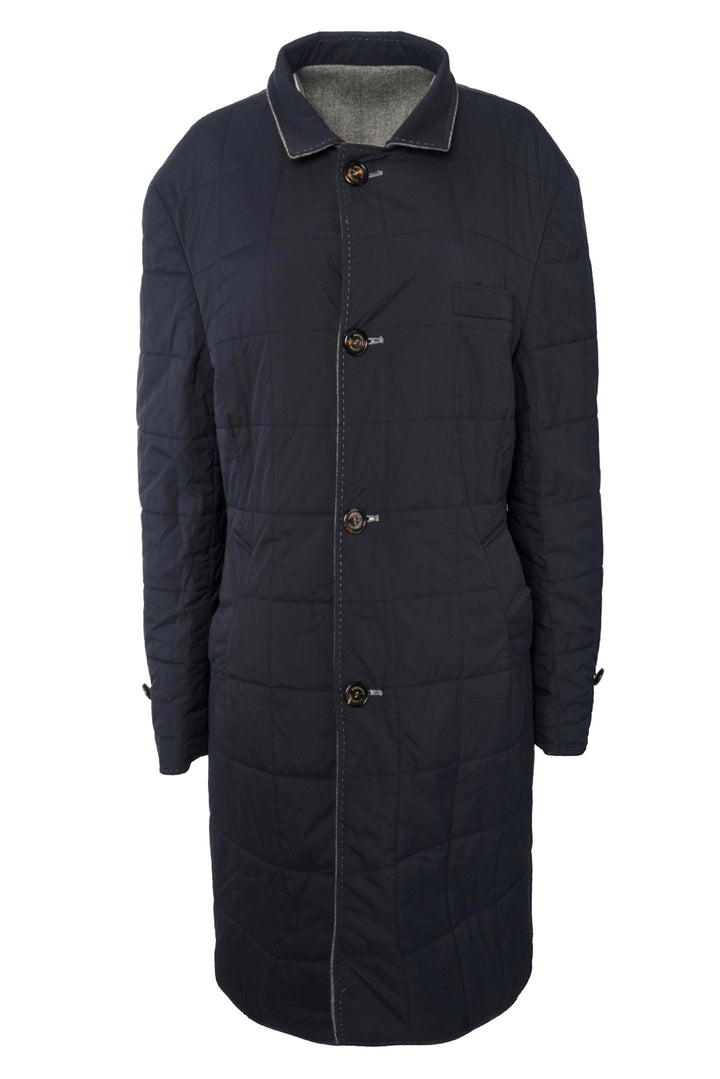 Brunello Cucinelli Size 40 Men's Cashmere & Nylon Reversible Coat