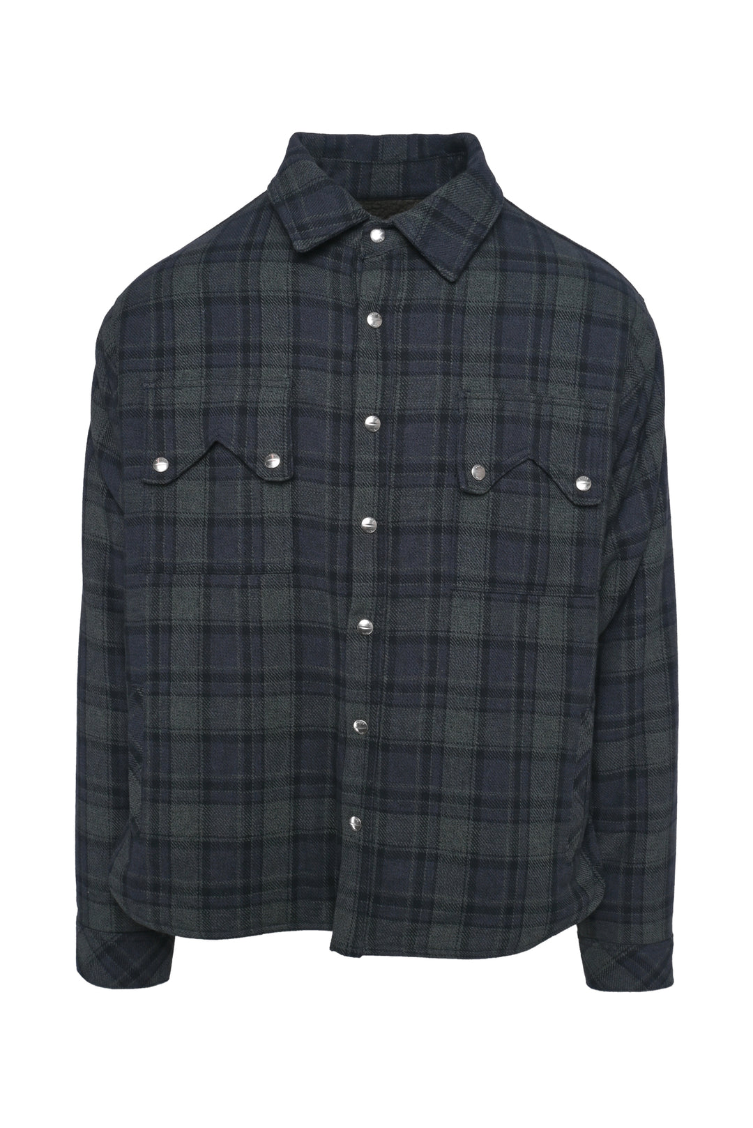 Rhude Size L Men's Flannel Sherpa Overshirt Jacket