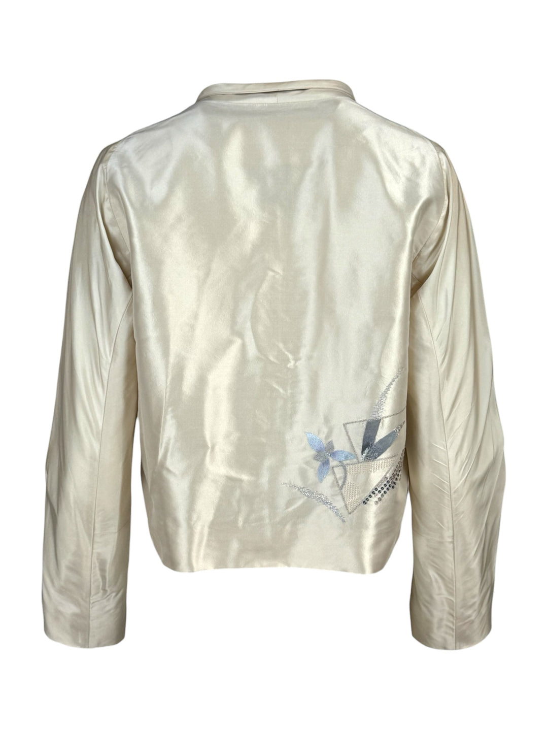 Shiatzy Chen Size 8 Floral Embroidered Silk Jacket